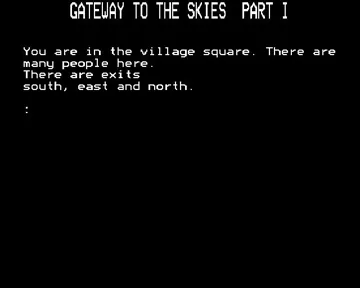 Gateway to the Skies (1983)(SoarSoft)[h TSTH] screen shot game playing